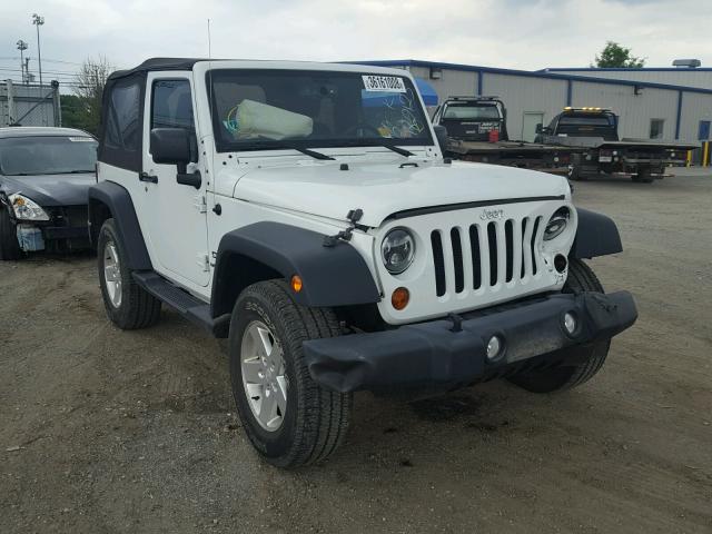 1C4GJWAG5DL519351 - 2013 JEEP WRANGLER S WHITE photo 1