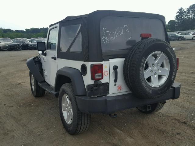 1C4GJWAG5DL519351 - 2013 JEEP WRANGLER S WHITE photo 3
