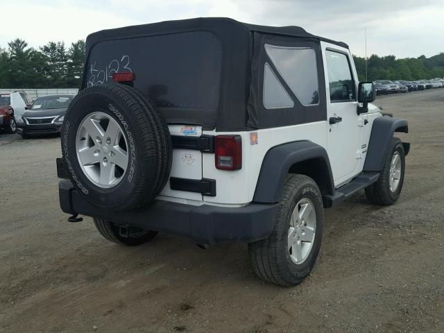 1C4GJWAG5DL519351 - 2013 JEEP WRANGLER S WHITE photo 4