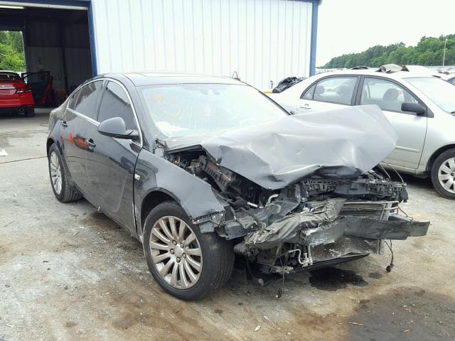 W04GP5EC2B1004732 - 2011 BUICK REGAL CXL BLACK photo 1