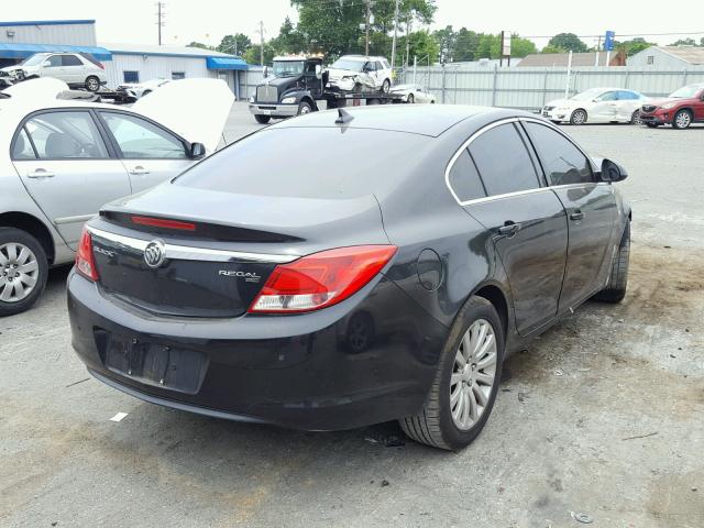 W04GP5EC2B1004732 - 2011 BUICK REGAL CXL BLACK photo 4