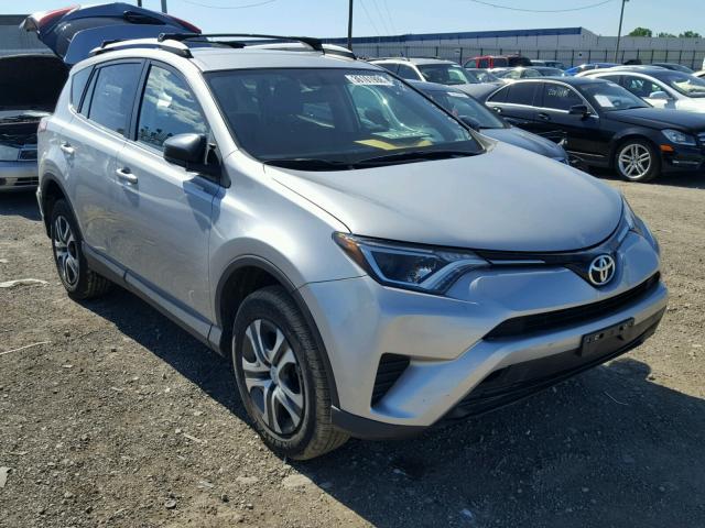 2T3BFREV4GW476807 - 2016 TOYOTA RAV4 LE SILVER photo 1