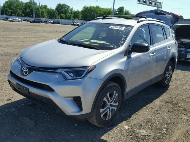 2T3BFREV4GW476807 - 2016 TOYOTA RAV4 LE SILVER photo 2