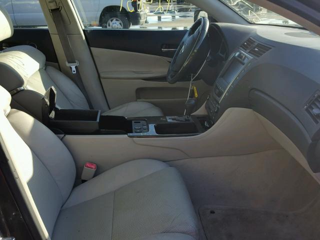 JTHBE96S780040142 - 2008 LEXUS GS 350 CHARCOAL photo 5