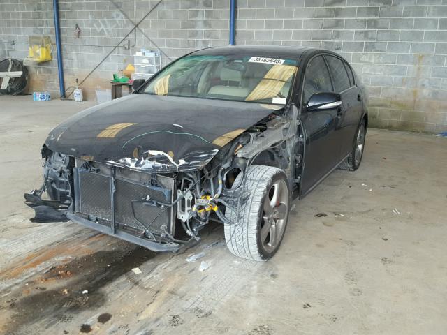 JTHBL96S285001144 - 2008 LEXUS GS 460 BLACK photo 2