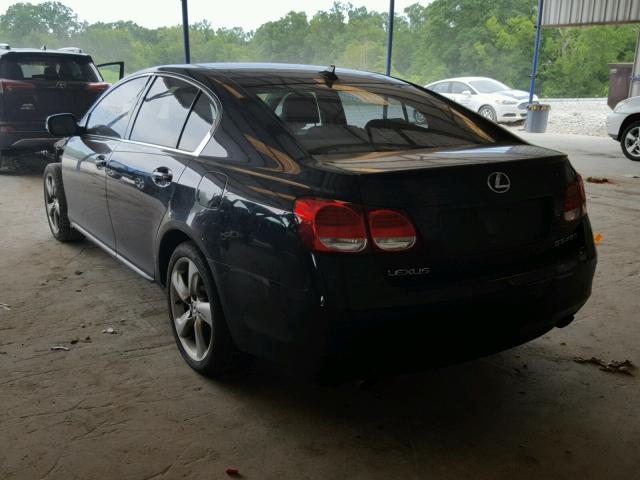 JTHBL96S285001144 - 2008 LEXUS GS 460 BLACK photo 3