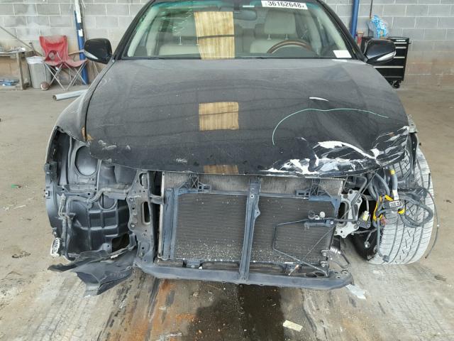 JTHBL96S285001144 - 2008 LEXUS GS 460 BLACK photo 9