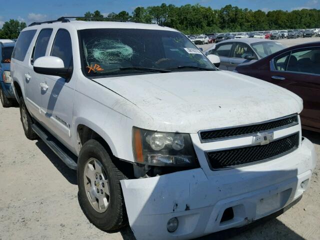 3GNFC16027G308153 - 2007 CHEVROLET SUBURBAN C WHITE photo 1