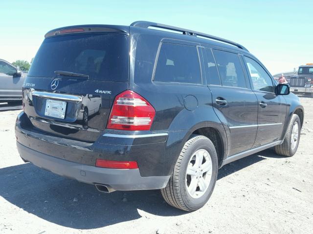 4JGBF22E67A226328 - 2007 MERCEDES-BENZ GL 320 CDI BLACK photo 4