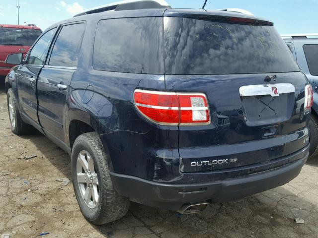 5GZEV23718J277076 - 2008 SATURN OUTLOOK XR ლურჯი ფოტო 3