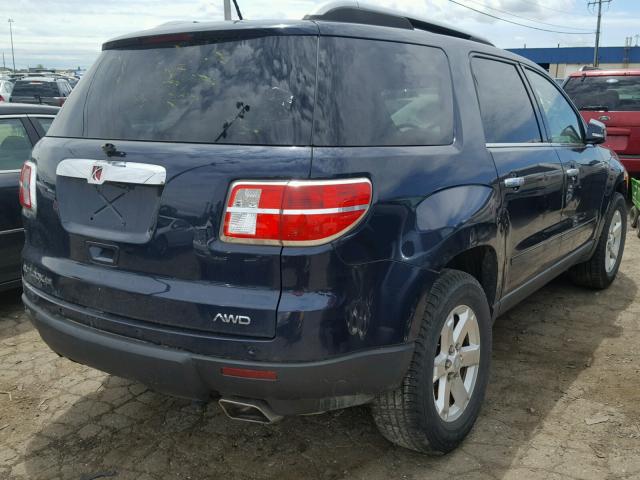 5GZEV23718J277076 - 2008 SATURN OUTLOOK XR ლურჯი ფოტო 4