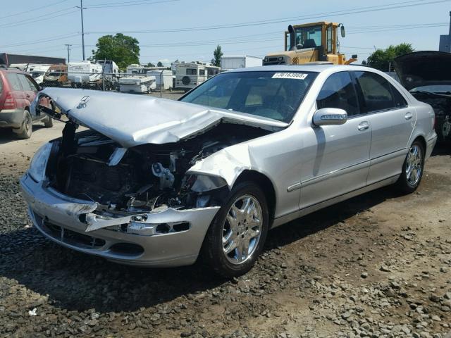 WDBNG75J93A368945 - 2003 MERCEDES-BENZ S 500 SILVER photo 2