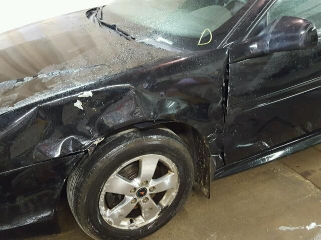 2G2WP522X51201440 - 2005 PONTIAC GRAND PRIX BLACK photo 9