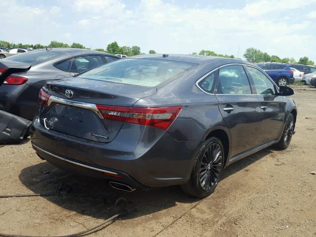 4T1BK1EB8GU195301 - 2016 TOYOTA AVALON XLE GRAY photo 4