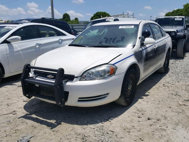 2G1WS55R479194632 - 2007 CHEVROLET IMPALA POL WHITE photo 2