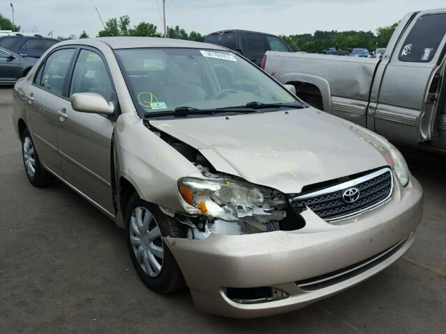 2T1BR32E38C869167 - 2008 TOYOTA COROLLA CE BEIGE photo 1