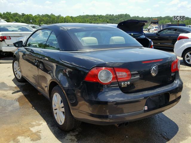 WVWBA71F79V015452 - 2009 VOLKSWAGEN EOS TURBO BLACK photo 3