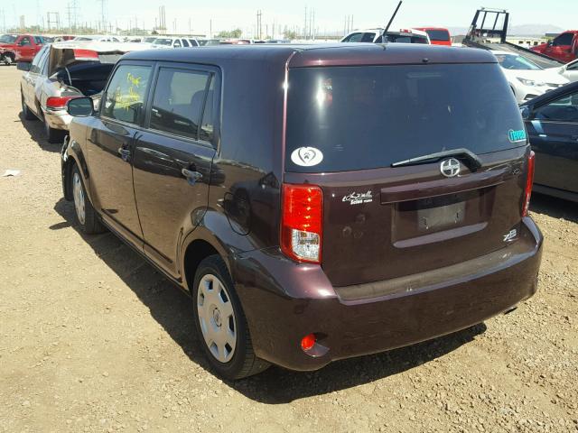 JTLZE4FE2CJ017131 - 2012 TOYOTA SCION XB იასამნისფერი ფოტო 3