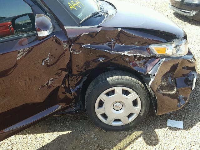 JTLZE4FE2CJ017131 - 2012 TOYOTA SCION XB იასამნისფერი ფოტო 9