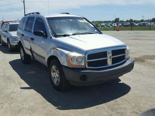 1D4HB38N76F134883 - 2006 DODGE DURANGO SX SILVER photo 1