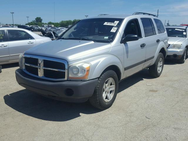 1D4HB38N76F134883 - 2006 DODGE DURANGO SX SILVER photo 2