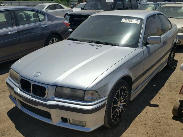 WBABG2325VET34223 - 1997 BMW 328 IS AUT SILVER photo 2