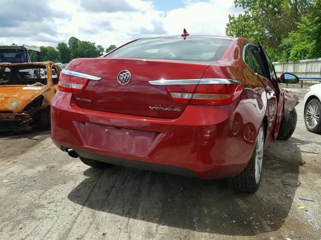 1G4PR5SK4E4149300 - 2014 BUICK VERANO CON RED photo 4