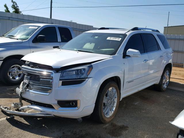 1GKKRTKD2GJ128409 - 2016 GMC ACADIA DEN WHITE photo 2