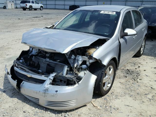 1G1AF5F59A7195018 - 2010 CHEVROLET COBALT 2LT SILVER photo 2