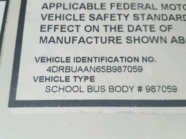 4DRBUAAN65B987059 - 2005 IC CORPORATION 3000 橙色 照片 10
