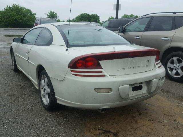 4B3AG52H51E069352 - 2001 DODGE STRATUS R/ WHITE photo 3