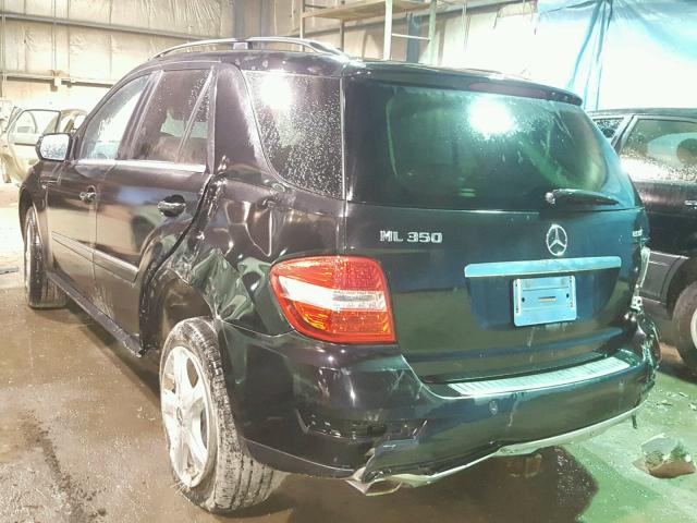 4JGBB2FB7AA576859 - 2010 MERCEDES-BENZ ML 350 BLU BLACK photo 3