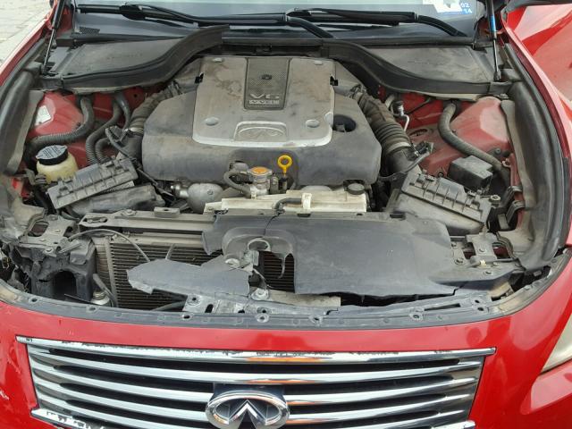 JNKCV64EX8M113853 - 2008 INFINITI G37 BASE RED photo 7