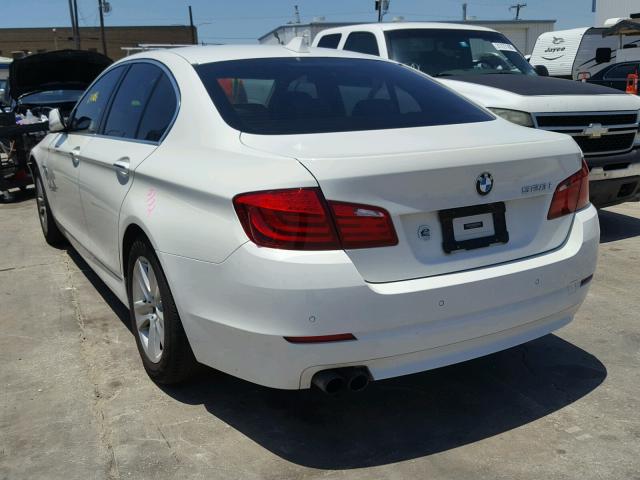 WBAXG5C55CDX06227 - 2012 BMW 528 I WHITE photo 3
