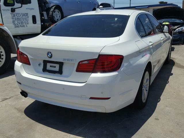 WBAXG5C55CDX06227 - 2012 BMW 528 I WHITE photo 4