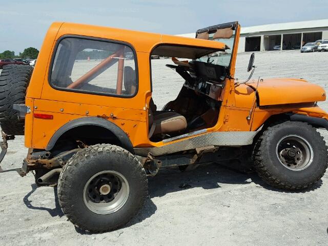 J7F93EH085443 - 1977 JEEP CJ7 ORANGE photo 10