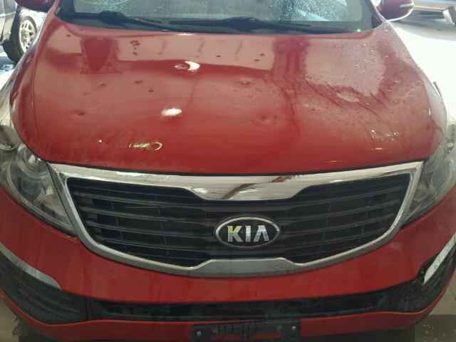 KNDPBCA20D7470455 - 2013 KIA SPORTAGE L RED photo 9