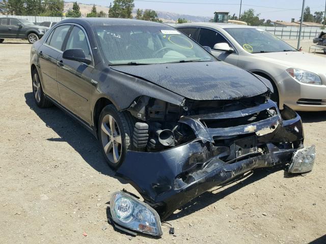 1G1ZF57599F112660 - 2009 CHEVROLET MALIBU HYB BLACK photo 1