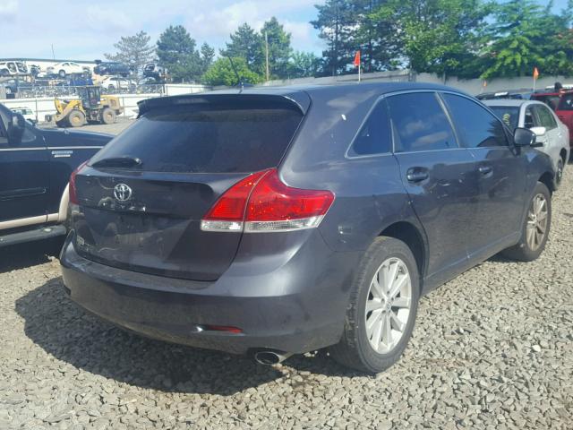 4T3ZA3BB8BU048008 - 2011 TOYOTA VENZA BASE GRAY photo 4