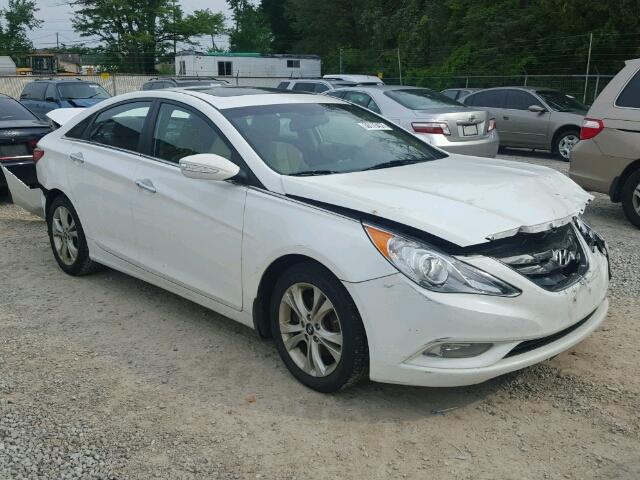 5NPEC4AC5DH785556 - 2013 HYUNDAI SONATA SE WHITE photo 1