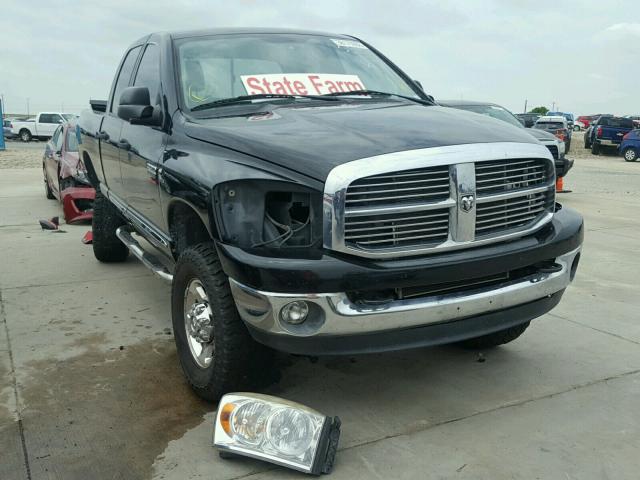 3D7KS28A78G108446 - 2008 DODGE RAM 2500 S BLACK photo 1