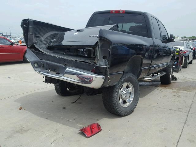 3D7KS28A78G108446 - 2008 DODGE RAM 2500 S BLACK photo 4