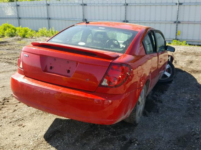 1G8AW15F46Z112174 - 2006 SATURN ION LEVEL RED photo 4