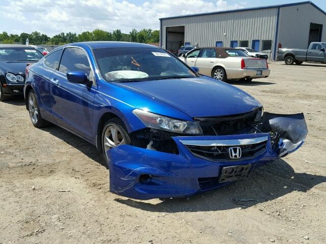 1HGCS2B89BA005511 - 2011 HONDA ACCORD EXL BLUE photo 1