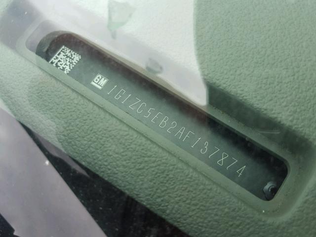 1G1ZC5EB2AF137874 - 2010 CHEVROLET MALIBU 1LT 黑色 照片 10