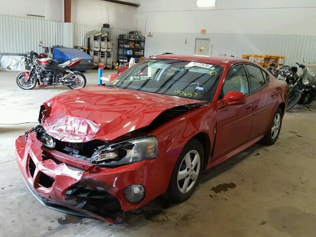 2G2WP552271190657 - 2007 PONTIAC GRAND PRIX Կարմիր լուսանկար 2