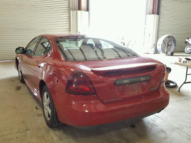 2G2WP552271190657 - 2007 PONTIAC GRAND PRIX Կարմիր լուսանկար 3