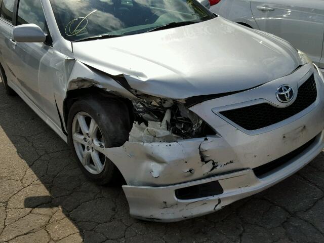 4T1BE46K99U281436 - 2009 TOYOTA CAMRY BASE SILVER photo 9