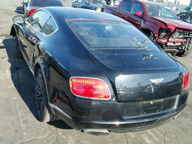 SCBFC7ZA6DC082913 - 2013 BENTLEY CONTINENTA BLACK photo 3