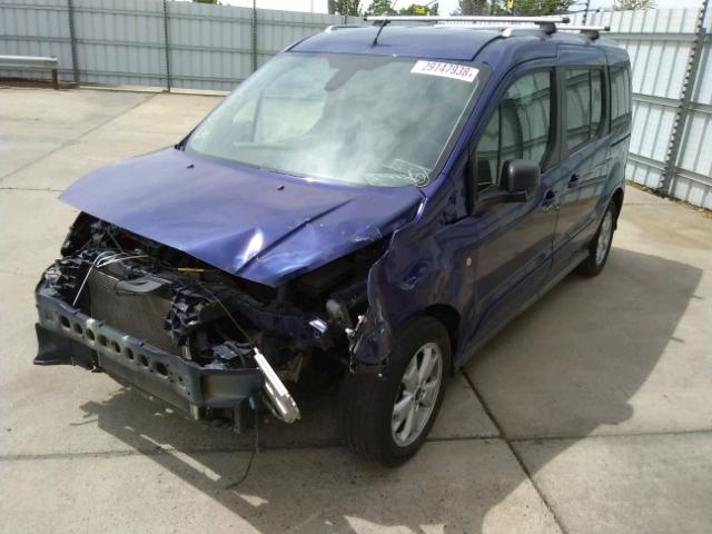 NM0GS9F70E1162677 - 2014 FORD TRANSIT CO BLUE photo 2